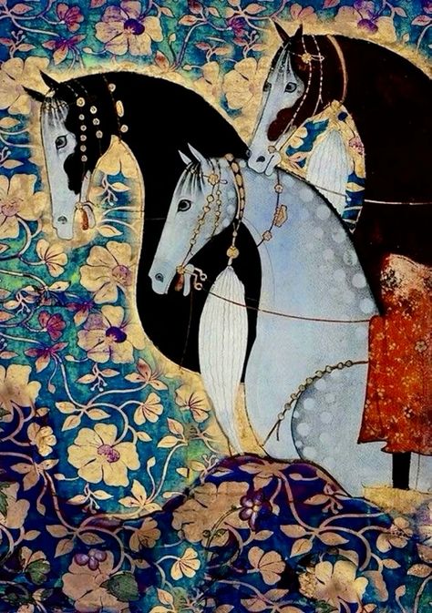 horse painting